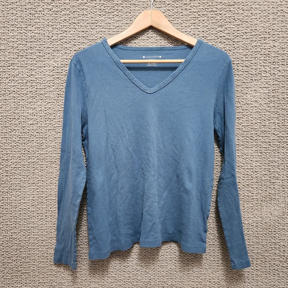 ARCHITECT Women’s Blue Long Sleeve V Neck Top Size XL
